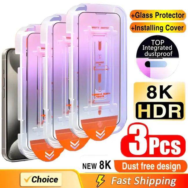 Ultimate iPhone Screen Protector Kit for Effortless Installation - Estalios