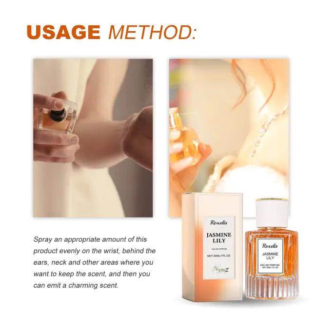 Jasmine Lily Perfume with Roxelis Lily Pheromone Elegance - Estalios