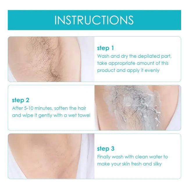 Revive Radiance Hair Removal Cream for Smooth Skin - Estalios