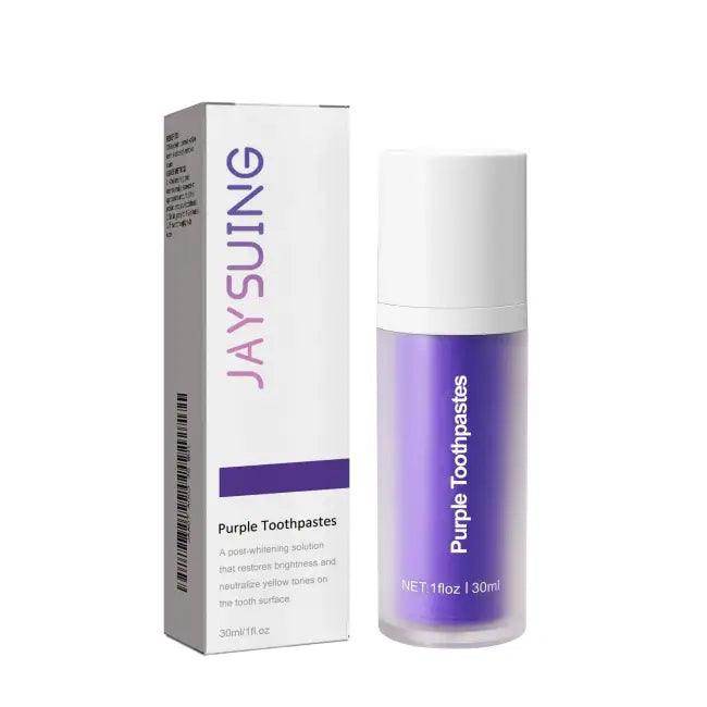 Electrify Your Smile with Bold Purple Toothpaste Fun - Estalios