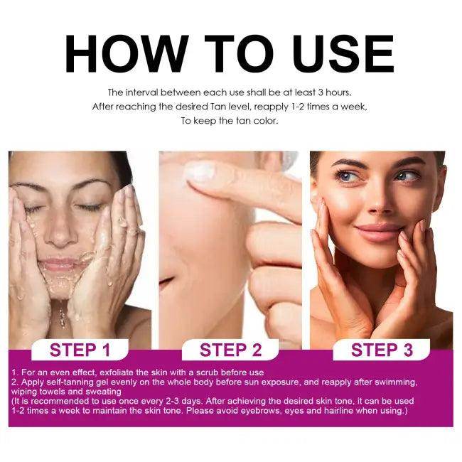 Jaysuing Tanning Gel for a Flawless Sun-Kissed Glow - Estalios