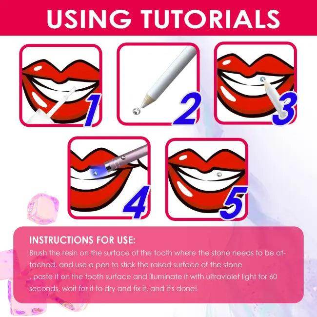Jaysuing Tooth Gem Kit with Crystals for Dazzling Smiles - Estalios