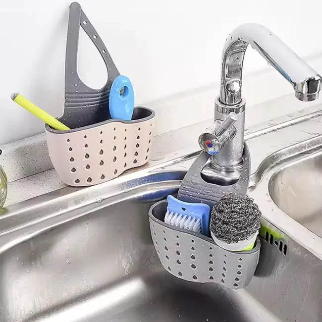 Sparkling Sink Organizer: Stylish Caddy for Tidy Spaces - Estalios