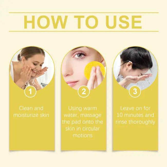 Unleash Your Glow with Kojic Turmeric Cleansing Pads - Estalios