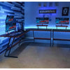 L Shaped Gaming Desk Computer Corner Desk with Monitor Stand - Estalios