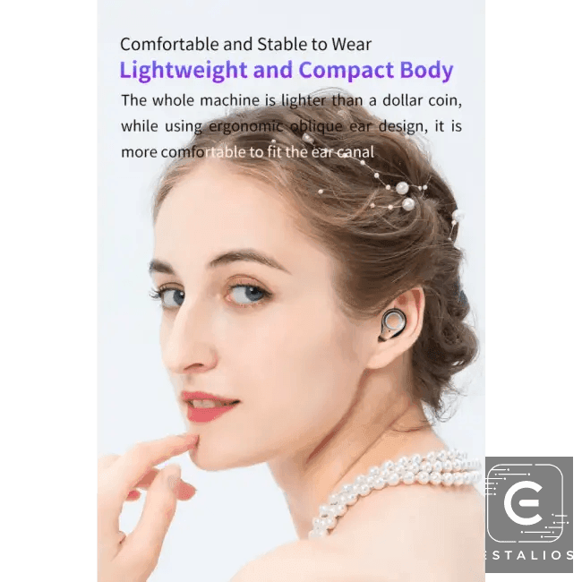 Epic Black Wireless Earbuds with Ultimate Charging Case for All-Day Use - Estalios