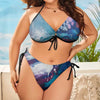 Large Size Bikini Swimsuit with Adjustable Straps - Estalios