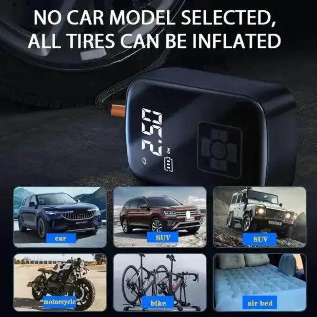 Wireless Digital Tire Inflator for Quick, Precise Inflation - Estalios