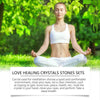Love Crystal Healing Stone Set for Energy and Intention - Estalios