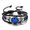 Luminous Zodiac Sign Wrap Bracelets with Vintage Multilayer Leather for Stylish Men and Women offer unique cosmic charm.