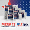 MADE IN USA - MERV 13 HVAC Air Filters for Allergies - Estalios