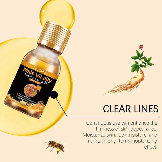 Unleash Your Power with Dynamic Male Vitality Oil - Estalios