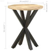 Mango Wood Round Table: Bold Style! Here is the Product Description: Elevate your Space with this Stunning Round Table, a Perfect Blend of Natural Warmth - Estalios