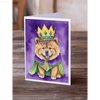 Mardi Gras Pup Postcards: Unleash the Party! Mardi Gras Dog Greeting Cards: Spread the Festive Spirit with these Adorable Dog-themed Cards! - Estalios