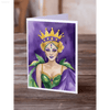 Mardi Gras Queen Cards: Reign with Royalty! Packaged Mardi Gras Queen Greeting Cards Bring the Spirit of Carnival Right to your Fingertips. Share the Magic - Estalios