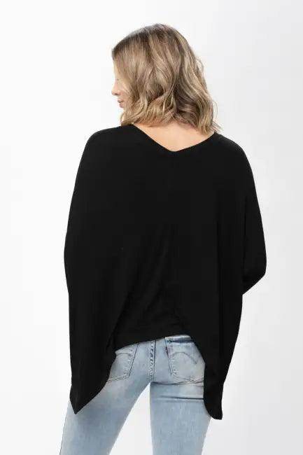 Mauve Long-Sleeved Dolman Sleeve Knit Tunic Blouse for Comfort - Estalios