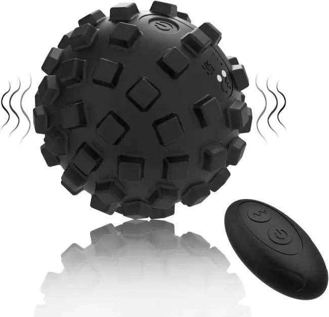 Revitalize Your Muscles with the Black Remote Massage Ball - Estalios