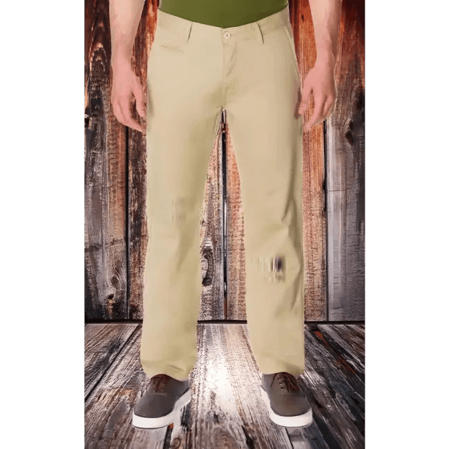 Vibrant Khaki Casual Pants for Effortless Everyday Style - Estalios