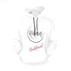White hoodie with ’Reborn Undefined’ text.
