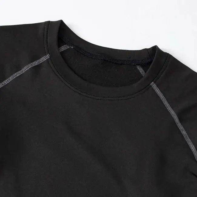 Ultimate Black Thermal Underwear Set for All-Day Comfort - Estalios