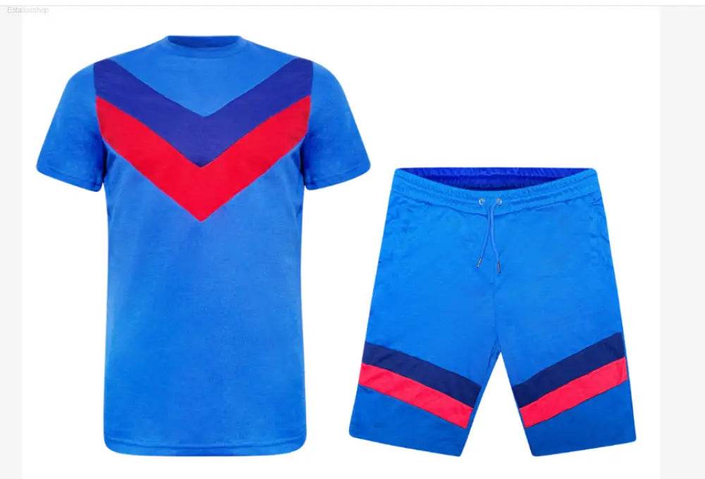 Men's Casual Matching Short Set for Comfortable Outings - Estalios