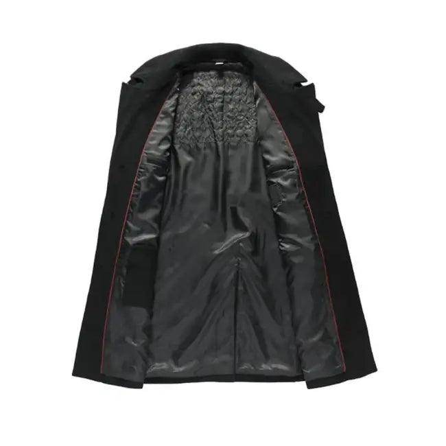 Unleash Bold Style with Our Sleek Black Overcoat Today - Estalios
