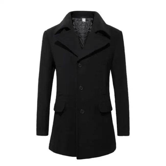 Unleash Bold Style with Our Sleek Black Overcoat Today - Estalios