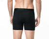 Men's Premium Cotton Boxer Briefs 2 Pack Black - Estalios