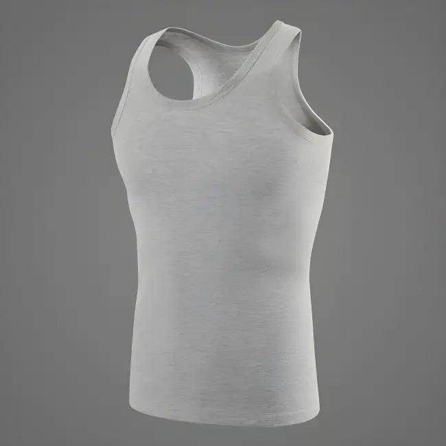 Men’s Pure Cotton Tank Top for Comfortable Sports Training - Estalios