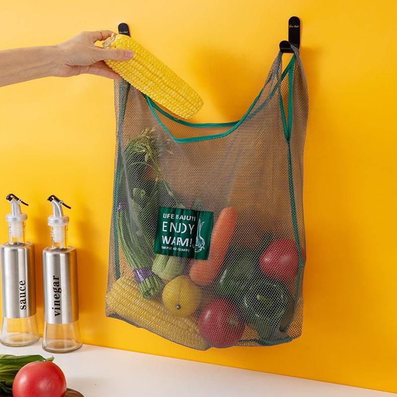 Mesh Produce Bag: Fresh, Stylish & Eco-Friendly Veggie Essential - Estalios