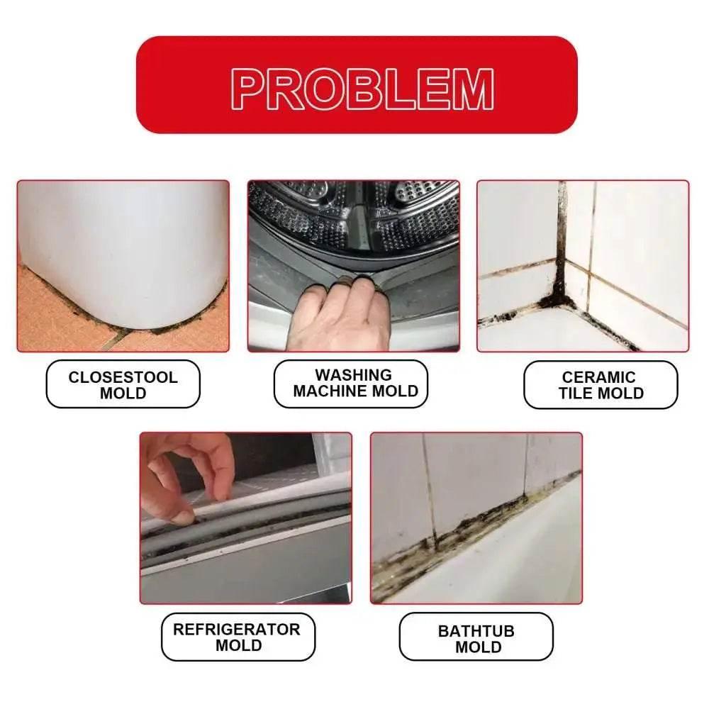 Mildew Removal Gel Cleaner For Kitchen Bathroom Wall Tile - Estalios