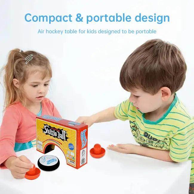 Miniature Air Hockey Game with Puck for Family Fun - Estalios