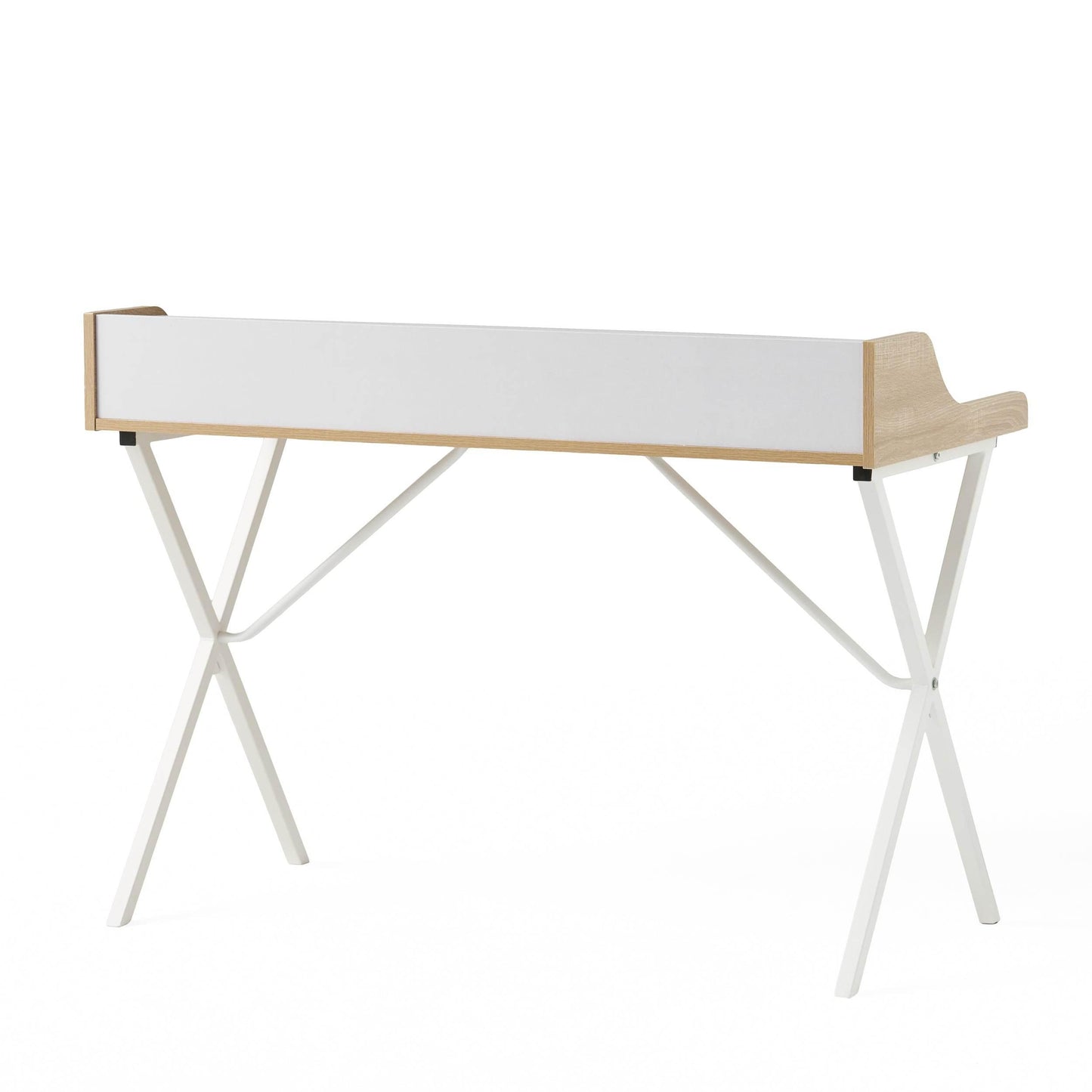 X Marks the Spot: The White and Wood Wonder Desk! - Estalios
