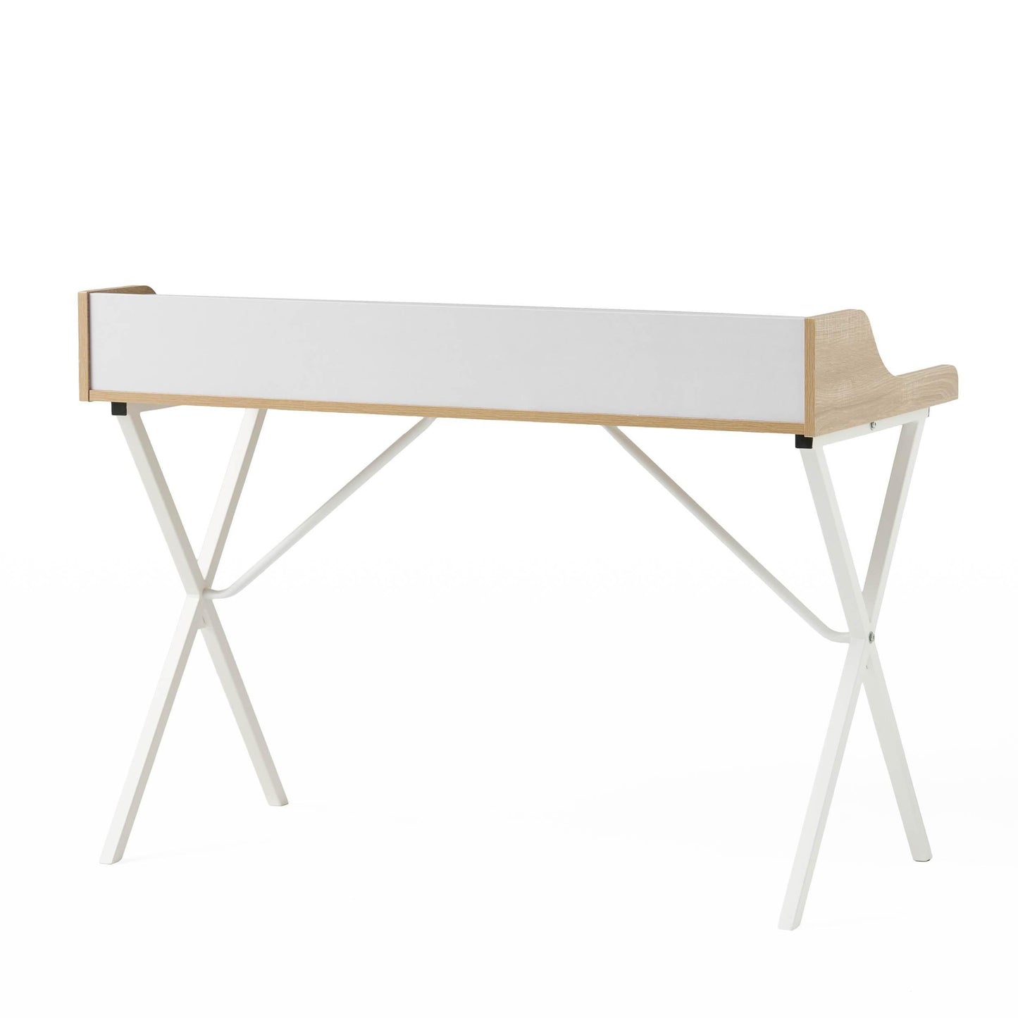 X Marks the Spot: The White and Wood Wonder Desk! - Estalios