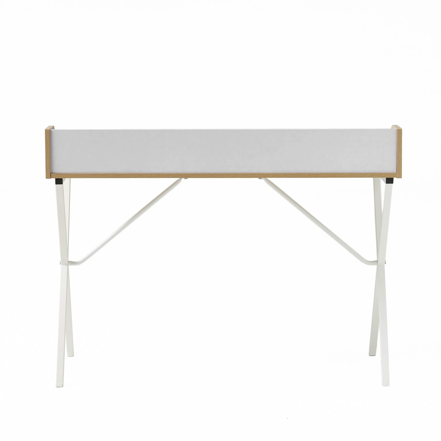 X Marks the Spot: The White and Wood Wonder Desk! - Estalios