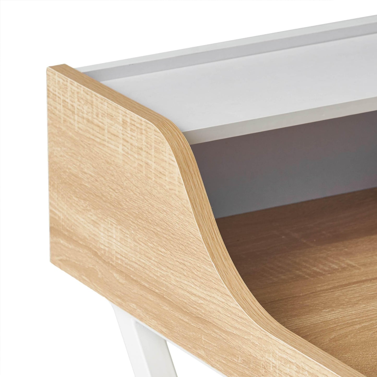 X Marks the Spot: The White and Wood Wonder Desk! - Estalios