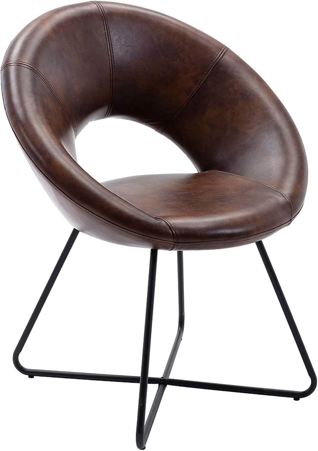 Modern Velvet Accent Chair with Gold Frame - Comfy Lounge Seat - Estalios