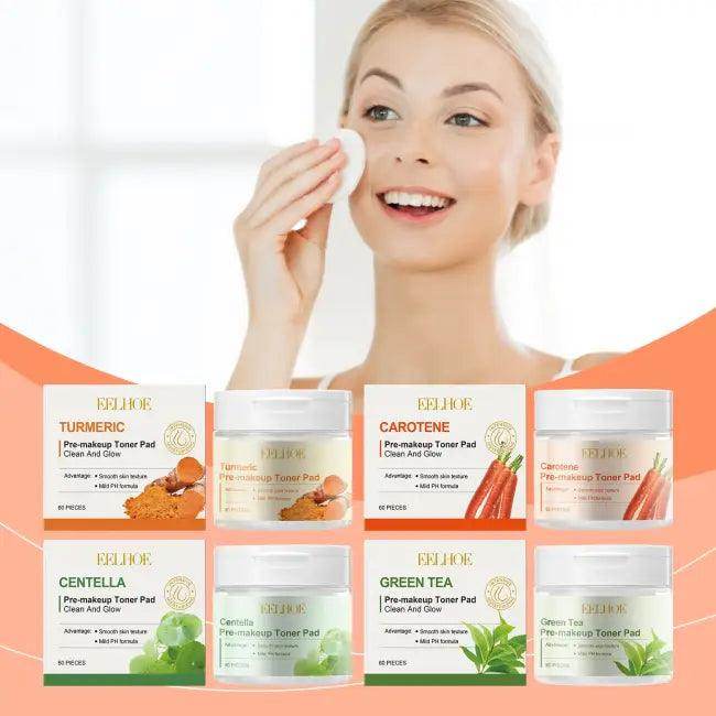 Luminous Skin Toner Pads for Smooth, Radiant Glow - Estalios