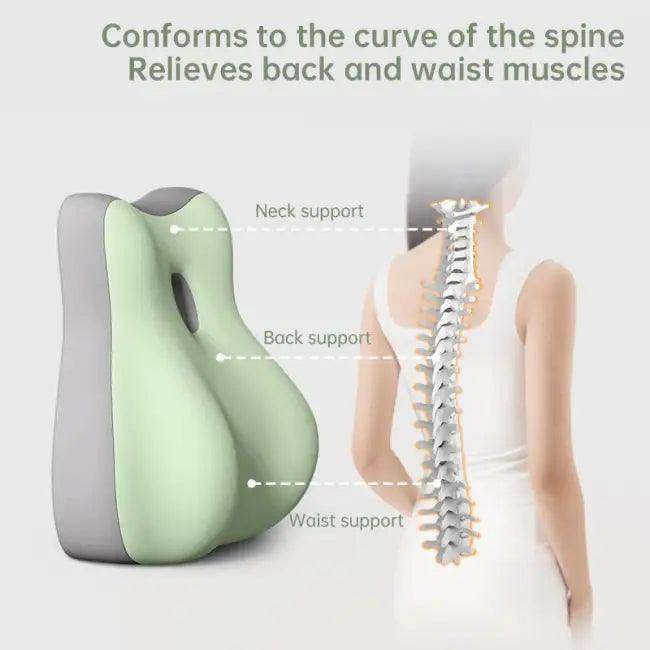 Stylish Multifunctional Lumbar Support Pillow for Ultimate Comfort - Estalios