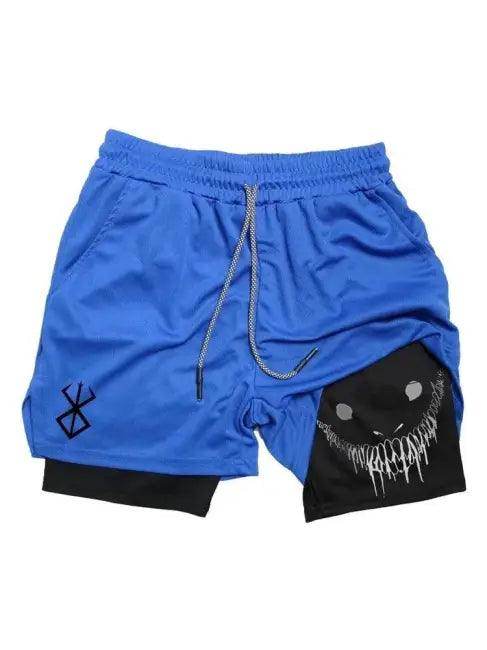 N-Style Summer Trend Casual Shorts in Blue and Black Stylish Comfort - Estalios