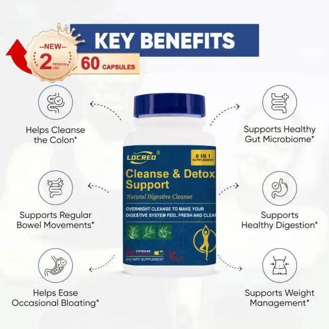 Natural Herbal Detox Capsules for Digestive Wellness - Estalios