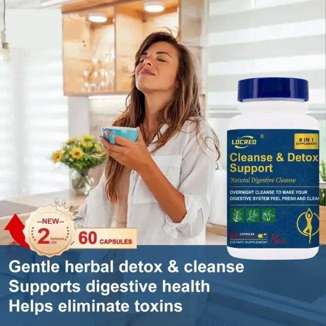 Natural Herbal Detox Capsules for Digestive Wellness - Estalios