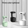 Three colorful, digital display humidifiers.
