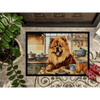 NEW Chow Chow Fall Kitchen Pumpkins Doormat Front Door Mat Indoor Outdoor Rugs for Entryway, Non Slip Washable Low Pile, 18H X 27W - Estalios