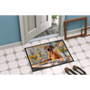 NEW Easter Rhodesian Ridgeback Doormat, Non-Slip & Washable - Estalios