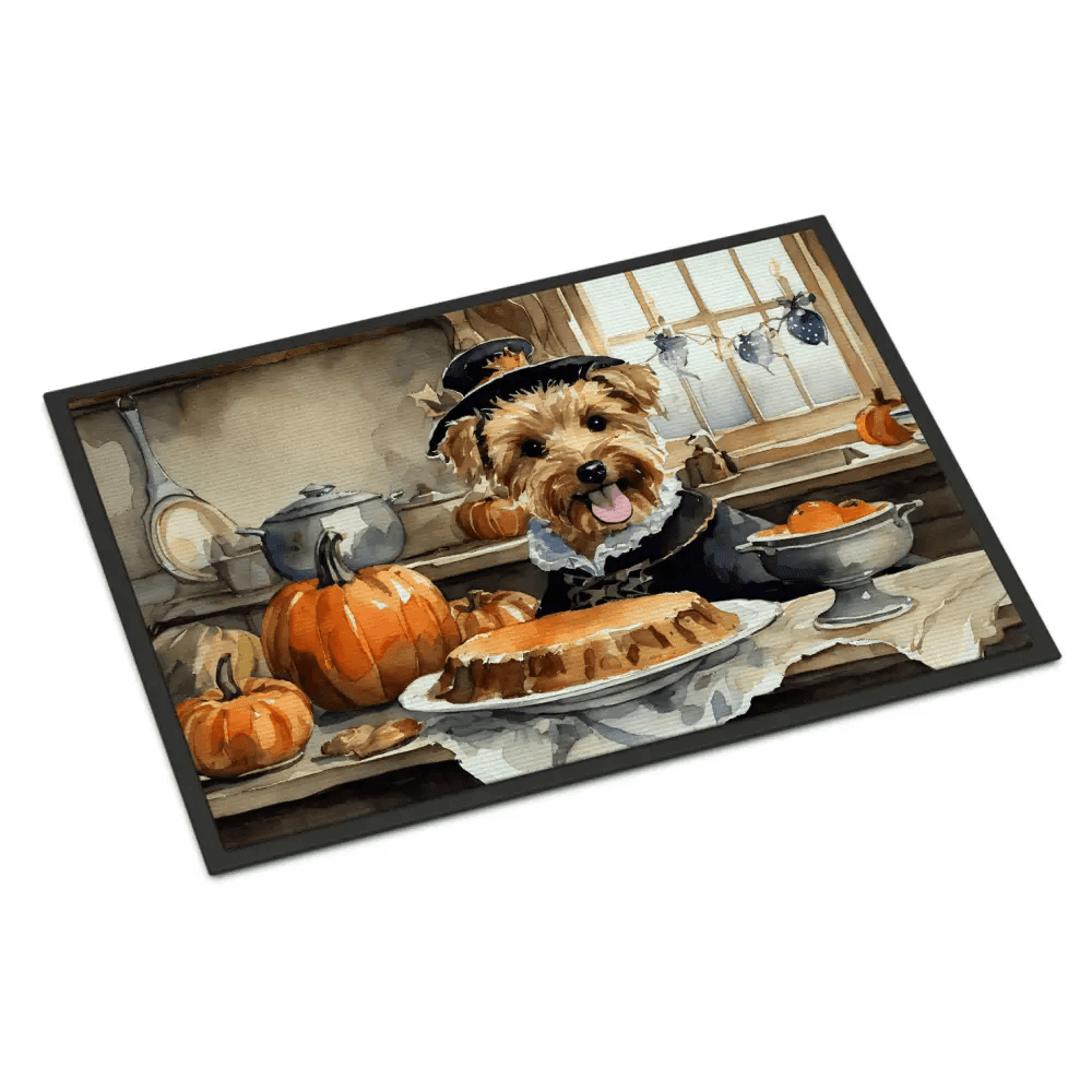 NEW Lakeland Terrier Pumpkins Doormat Non Slip Indoor Outdoor - Estalios