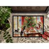 Schnauzer Christmas Cookies Doormat for Indoor Outdoor Use - Estalios