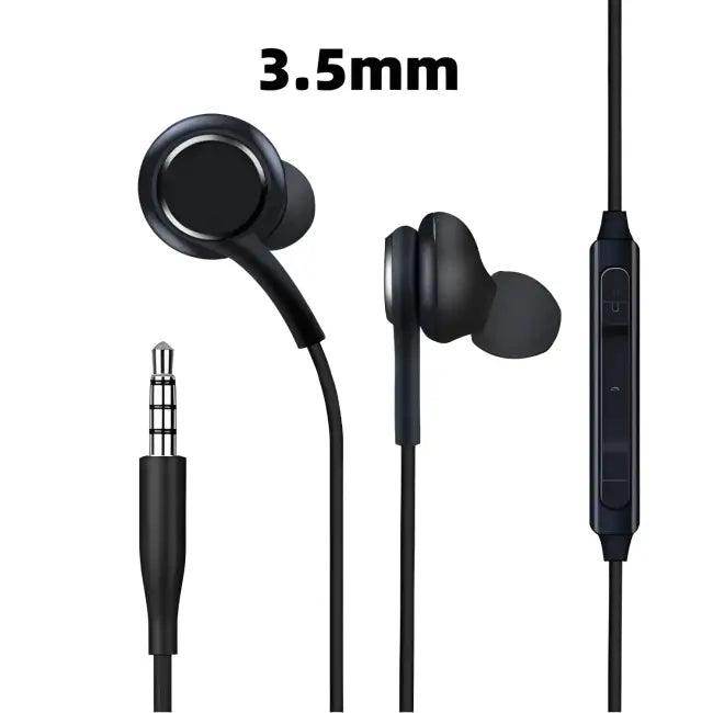 Noise-Cancelling Wired Earbuds for Samsung Galaxy S23 and S21 - Estalios