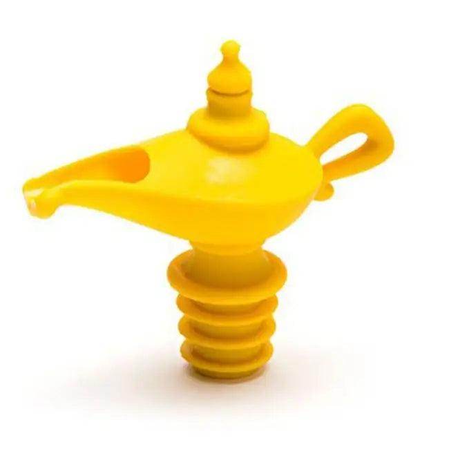 Yellow Genie Oiladdin Ultimate Olive Oil Pourer Stopper for Drip-Free Precision - Estalios