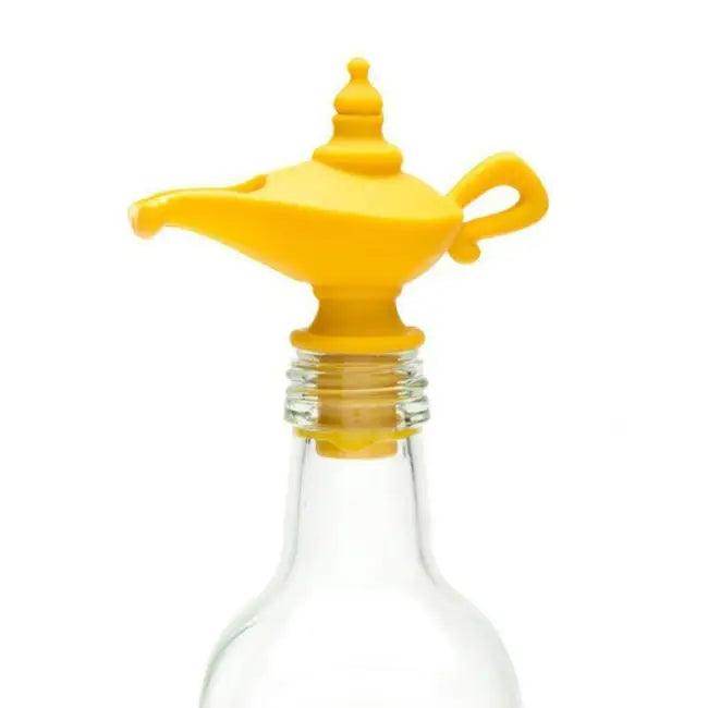 Yellow Genie Oiladdin Ultimate Olive Oil Pourer Stopper for Drip-Free Precision - Estalios